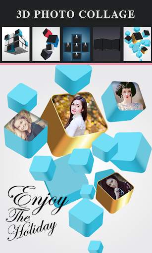 3D Photo Collage Editor screenshot 2