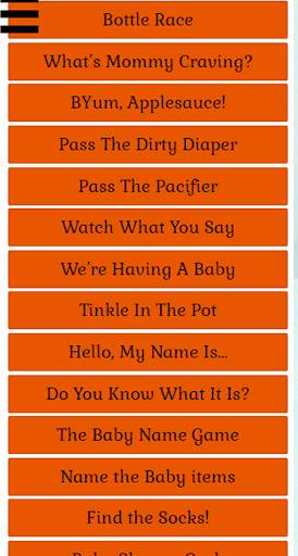 Baby Shower Games Lite screenshot 3