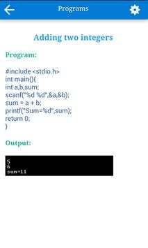 C Program screenshot 2