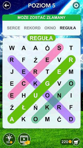 Wyszukiwanie słów:Ukryte słowo screenshot 1