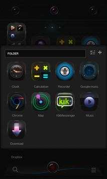 Black Elf GO Launcher Theme screenshot 4