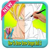 How To Draw : Dragon Ball Z Super  *Easy Step* 2.2
