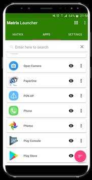 Matrix Launcher screenshot 3