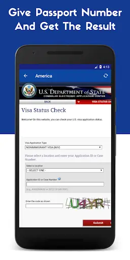 Online Visa Check: Online visa checking Software screenshot 3