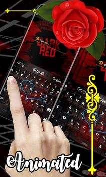 Dark Red Typing Keyboard screenshot 3