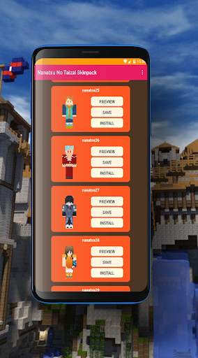 Skin Anime Nanatsu No Taizai for Minecraft screenshot 3