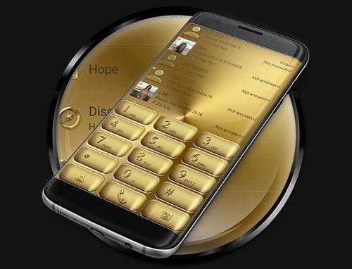 Dialer Solid Gold Theme for Drupe and ExDialer screenshot 5