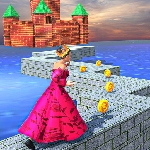 Princess Running 3D Girl Runer icon