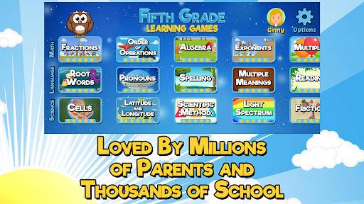 Fifth Grade Learning Games 4 تصوير الشاشة