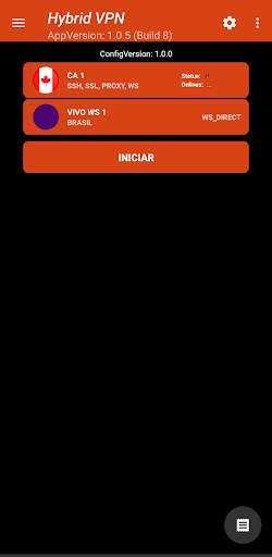 HYBRID VPN screenshot 1