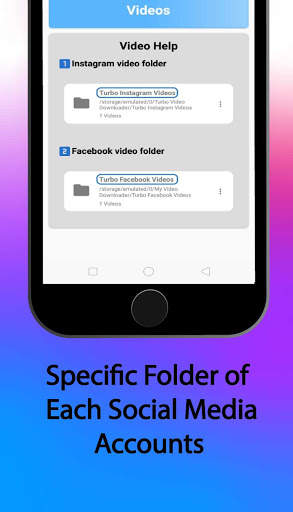 Turbo Video Downloader for Facebook and Instagram screenshot 7