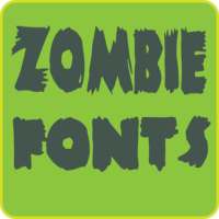 Zombie Fonts for FlipFont logo