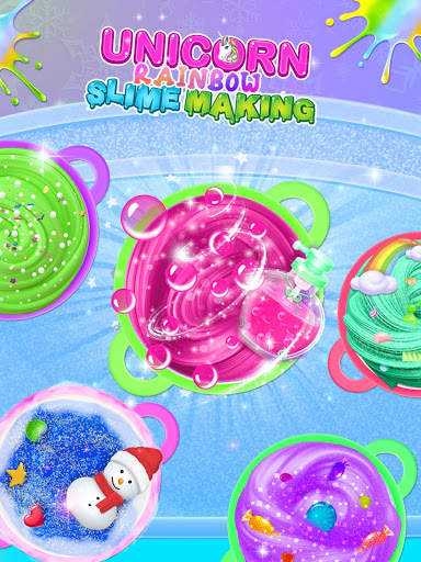 Unicorn Rainbow DIY slime maker screenshot 5