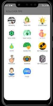 Rollover Betting Tips - free 2 odds screenshot 1