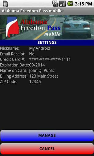 Alabama Freedom Pass mobile screenshot 5