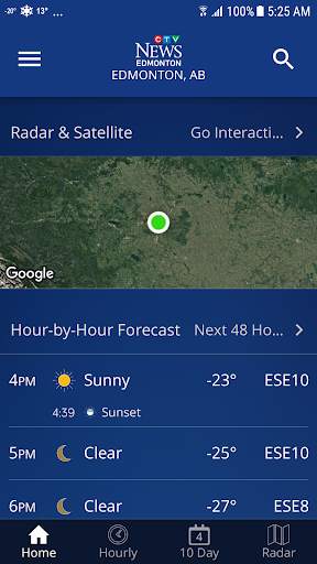 CTV News Edmonton Weather screenshot 2