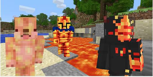 Lava Skins for Minecraft screenshot 2