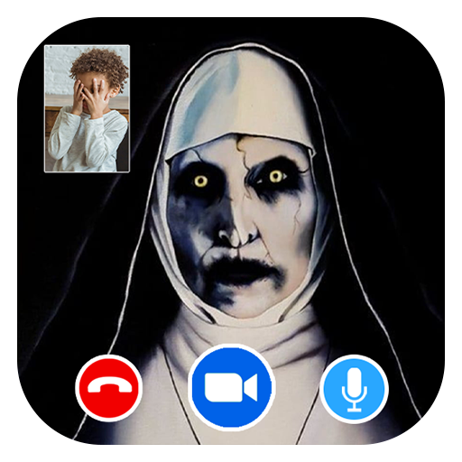 Scary Nun Fake Video Call icon