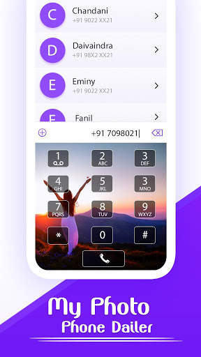 My Photo Phone Dialer screenshot 1