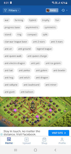 Cocbases (Clash of Clan Bases) screenshot 4
