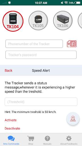 Tracker SMS screenshot 4