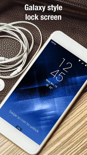 S8 lock screen for Galaxy phone screenshot 1