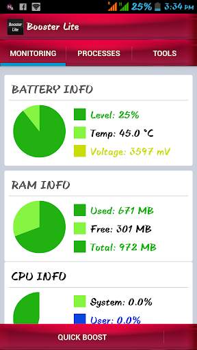 Booster Lite screenshot 1