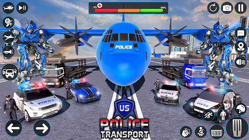 Police Robot Transport Games screenshot 6