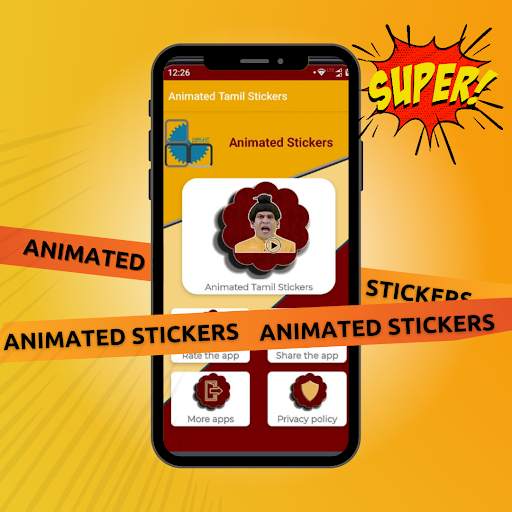 Animated Tamil  WAStickers screenshot 4
