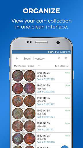 PCGS Set Registry screenshot 1