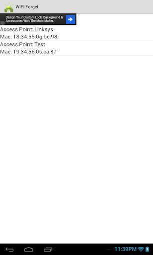 WiFi Forget screenshot 2