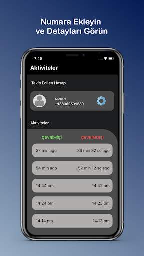 WisTracker WhatsApp Çevrimiçi Son görülme takip screenshot 2