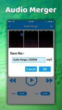 MP3 Audio Merger and Cutter screenshot 1