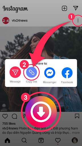 Downloader for Instagram screenshot 1