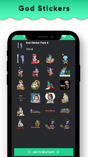 God Stickers for Whatsapp - Hindu God Stickers screenshot 3