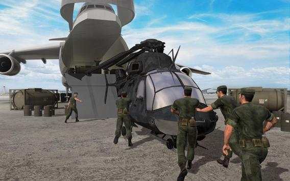 3D Army Helikopter Transporter Pilot Simulator screenshot 3