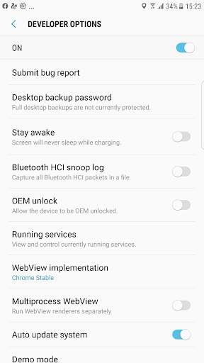 Developer Options Shortcut screenshot 2