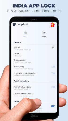 India App Lock - PIN & Pattern Lock, Fingerprint 3 تصوير الشاشة