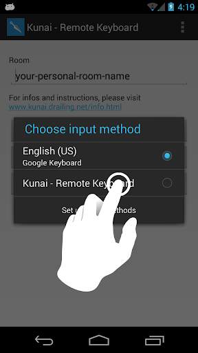 Kunai - Remote Keyboard स्क्रीनशॉट 2
