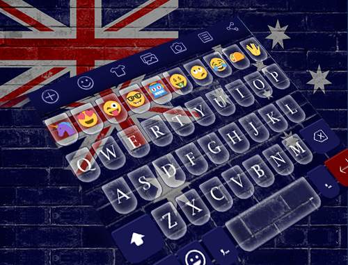 Australia Emoji Keyboard Theme स्क्रीनशॉट 5