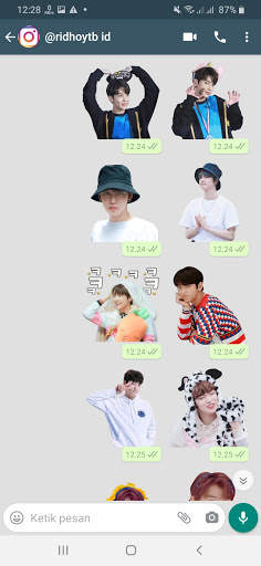 Stiker WA Tomorrow X Together KPOP WAStickerApps screenshot 4