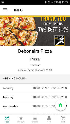 Debonairs Pizza - SD screenshot 2