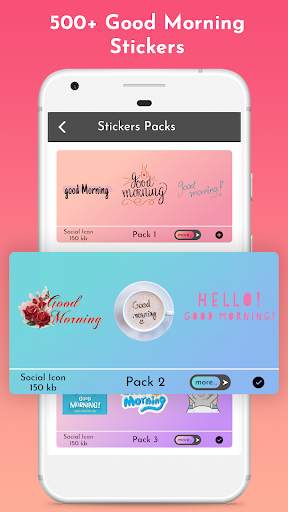 Good Morning Sticker and Quotes for WA screenshot 2