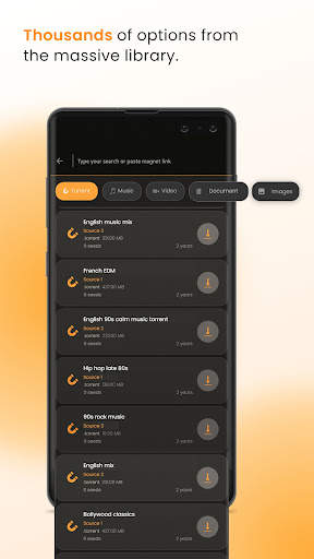 Webbie Torrent & Magnet Client screenshot 2