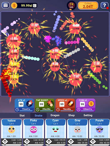 Idle Snakes - io games screenshot 9