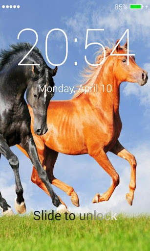 Horses Lock Screen screenshot 1