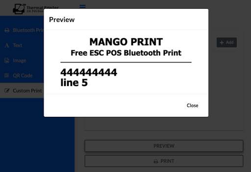 Thermal Printer - Free ESC POS Bluetooth Print скриншот 11