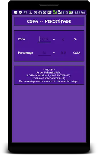 CGPA, SGPA, Percentage Calculator Pro screenshot 3