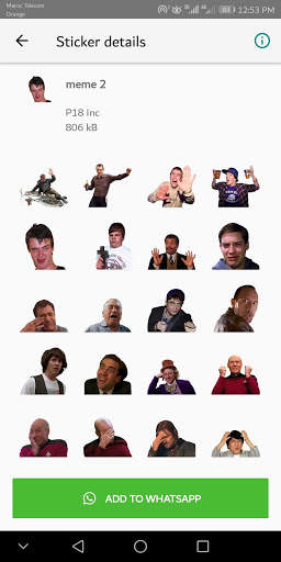 WAStickerApps 😎 FREE Funny Meme & Love Stickers screenshot 5