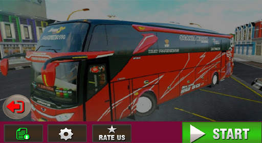 Bus Pariwisata Simulator Indonesia - Parking Game screenshot 1